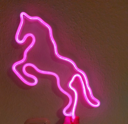 Pferde lampe pink rosa - lampe,