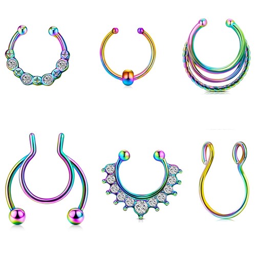 Fake nasenpiercing 20g - nasenpiercing,