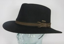 FAUSTMANN Outdoorhut OUTSTRONG Schwarz Hut Treckinghut Filzhut Outdoors NEU