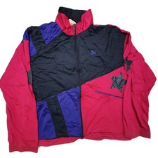 Vintage 90 Puma Multifarben Block Shell Trainingsjacke Men XXL Trackjacket Stern