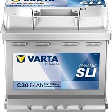 VARTA Dynamic SLI C30 Starterbatterie 12V 54Ah 530A/EN B13 für Auto LKW Batterie