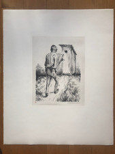 A. Paul Weber, Orig.- Lithographie 1970, signiert, Jedes Ding hat sein Schicksal