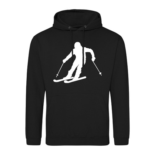 Unisex hoodie skifahren - hoodie,