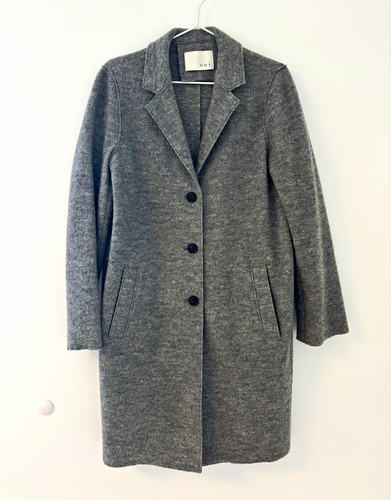 Oui damen mantel grau - mantel, wolle
