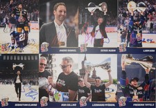 DEL Playercards signiert  2024/2025 24/25 Deutscher Meister Eisbären Berlin 2025