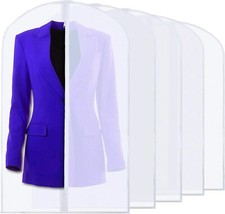 5 Stück Kleidersäcke 120x60cm Kleiderhülle Anzughülle Jacke Mantel Kleider Anzug