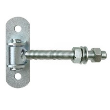Torangel M12 einstellbar Torscharnier Hängscharniere mit Anschraubblech Verzinkt