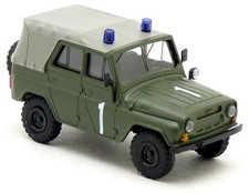 Busch 52120 - UAZ 469 Geländewagen Bundeswehr Feuerwehr Fliegerhorst - 1:87 H0