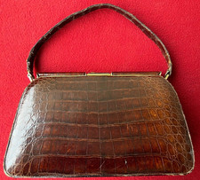 Vintage Krokodil Handtasche