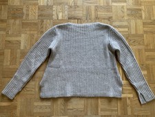 ALLUDE Kaschmir Pullover Damen taupe Gr. S Grobstrick 100 % Cashmere