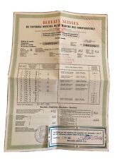 Vintage Rolex papers from 1961