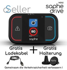 Saphe Drive Mini Verkehrsalarm inkl. Halterung & Ladekabel *ooono* SAPHE Saphe