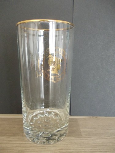 Vintage aral glas mit goldrand - vintage,