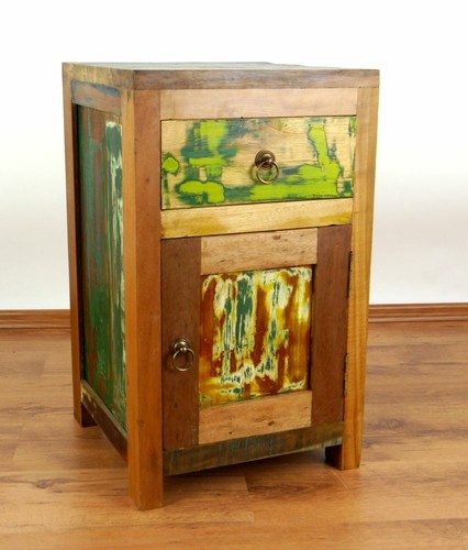 Teak holz nachtschrank - holz,