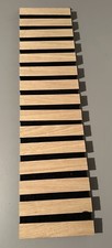 Wandpaneele Lamellen Akustik Platte Eiche Holz Rest Modellbau