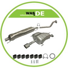 Auspuffanlage Auspuff Opel Astra G Cabriolet & Coupe 1.6 1.8 16V + Montagesatz