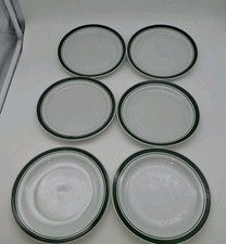 DDR  6 Teller grüner Rand