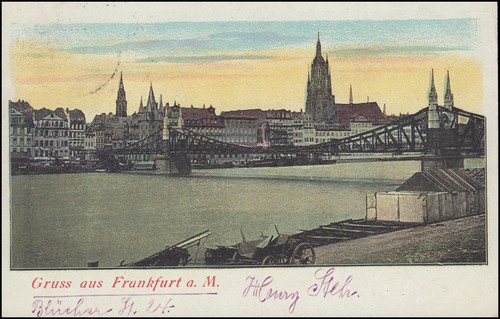 Ansichtskarte frankfurt main - ansichtskarte, frankfurt/main
