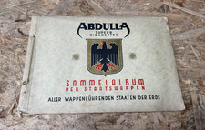 antikes ABDULLA Zigaretten Sammelalbum der Staatswappen Sammelbilder ca. 1930er