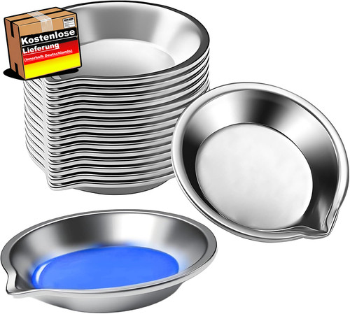 Edelstahl farbschale set - set, 16