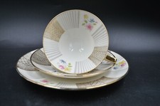 Sammelgedeck 3 tlg. v. Winterling Röslau Bavaria Goldrand und Blumenmuster