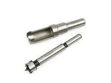 Aqbau® Zapfenschneider Forstnerbohrer 2 tlg. Astlochbohrer Scharnierlochbohrer