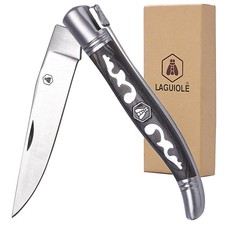 LAGUIOLE Jagdmesser Taschenmesser Puyol Grey Klappmesser Camping Outdoor Messer