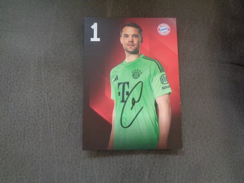 Manuel neuer autogrammkarte - manuel,
