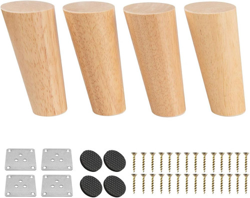 8cm holz möbelfüße 4 - holz, möbelfüße,