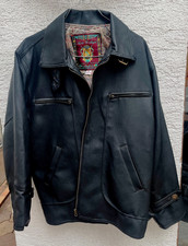 Herren Lederjacke Nicola D Angelo Gr. M schwarz