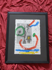 Joan Miro Lithographie "Fische" aus 1965