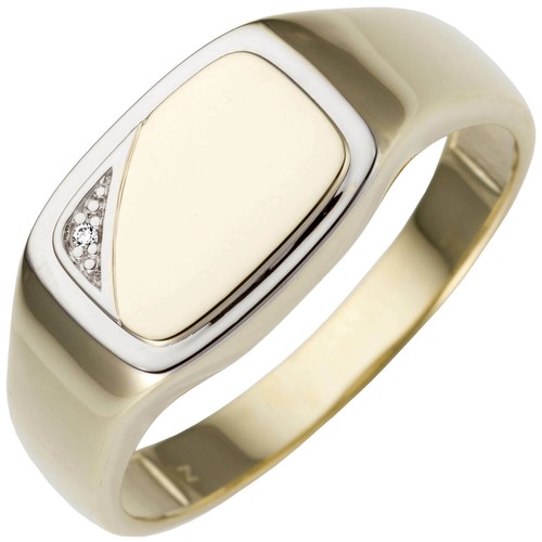 Herren ring aus 585 gold - herren,