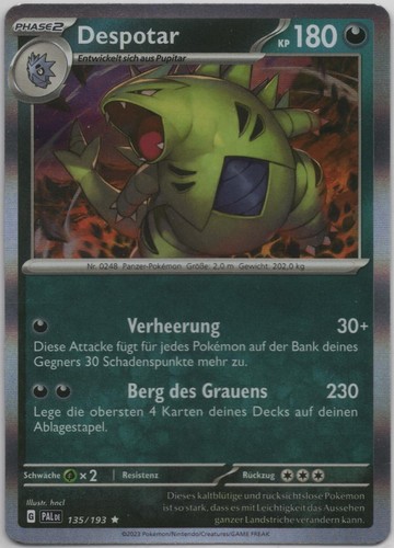 Pokemon pal despotar holo - pokemon,