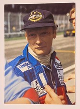AK Niki Lauda Formel 1 Weltmeister parmalat Racing Autogrammkarte ohne Signatur