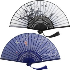 2 Seide-Fächer, Japanischer