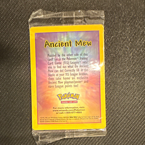 Pokémon tcg ancient mew promo - pokémon,