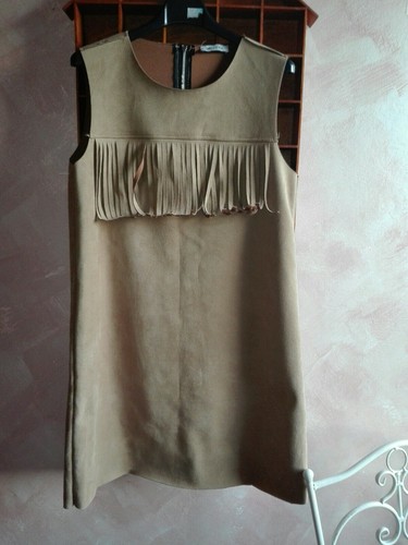 Damen kleid herbst wildleder - herbst,