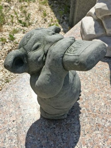 Gartenfigur troll mit - „troll,