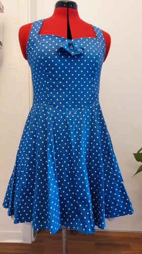 Rockabilly kleid polka - polka, dots