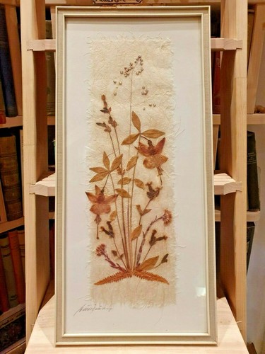 Blumen collage handsigniert - blumen, collage,