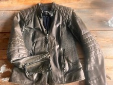 Tigha Lederjacke Damen Schwarz Biker Gr M