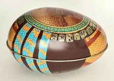 Lindt Ei Mexico,Metall, zu öffnen, 11 x 7 cm, Verpackung DEKO, Ostern Dekoration