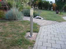 Außenstandleuchte/Edelstahl /