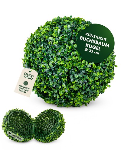 Buchsbaum kugel künstliche - buchsbaum,