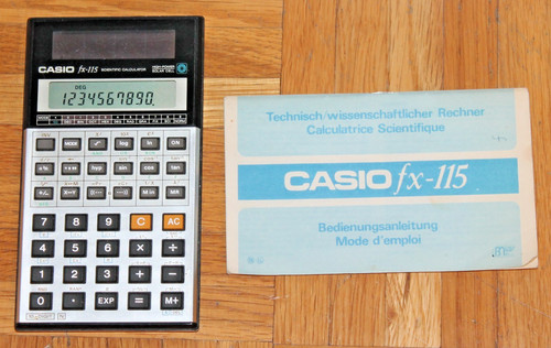 Casio 115 solar - casio,