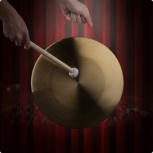 Gong traditionell mit - gong,