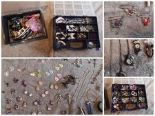 162 Teile Modeschmuck✅Uhrenkette✅Piercing✅Ohrring✅Ring✅Armband✅Halskette✅2x Box