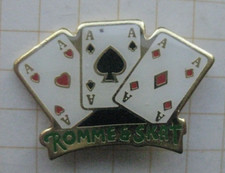 3 ASSE ROMME & SKAT / POKER KARTEN ................................. Pin (299f)