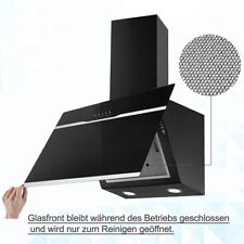 60 CM Dunstabzugshaube Wandmontage Abluft Umluft Abzugshaube Edelstahl Glas NEU