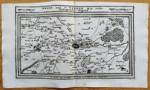Aire frankreich kupferstich - frankreich,